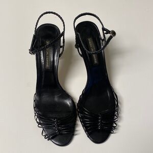 Pied A Terre Leather Strap Heels